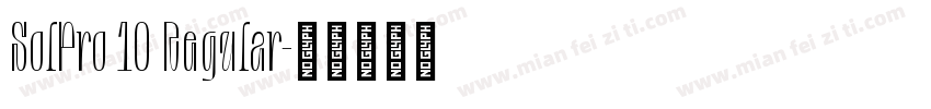 SolPro 10 Regular字体转换